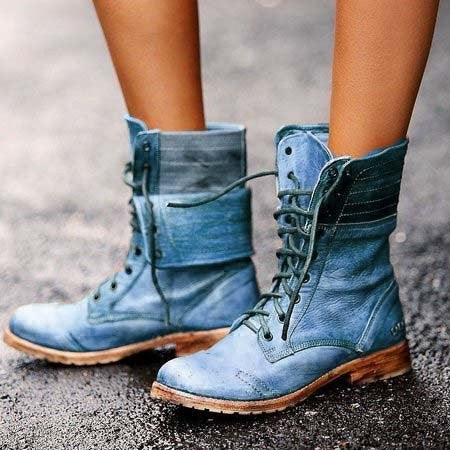 Rowena | Women’s Vintage Lace-Up Boots