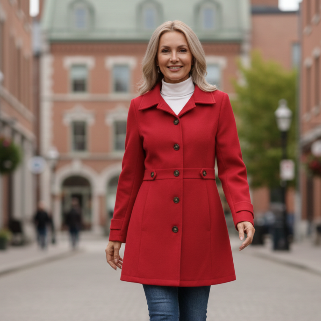 Evelyn™ - Half-Length Wool Coat