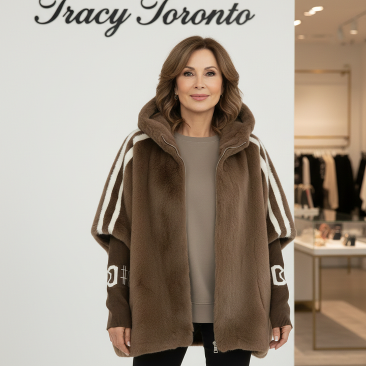 NORAH | Warm Hooded Teddy Coat