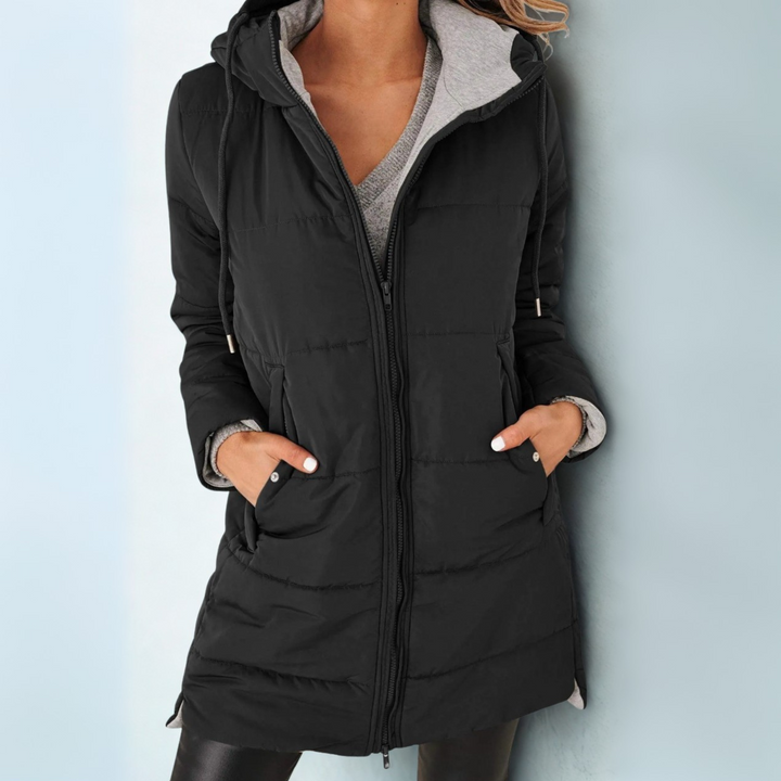 Yila - Casual Hooded Puffer Down Jacket