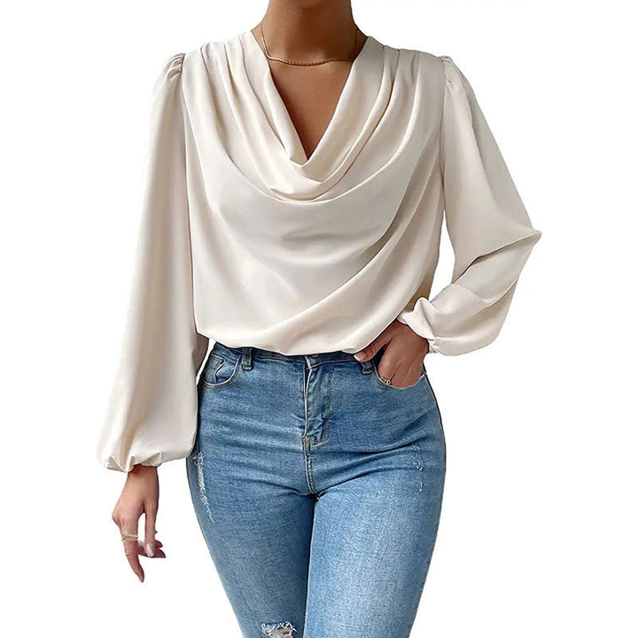 LEORA CASUAL PLEATED BLOUSE
