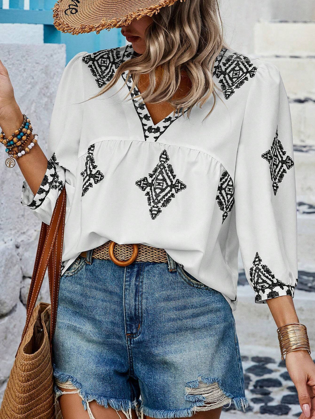 ALMA – BOHEMIAN COTTON BLOUSE