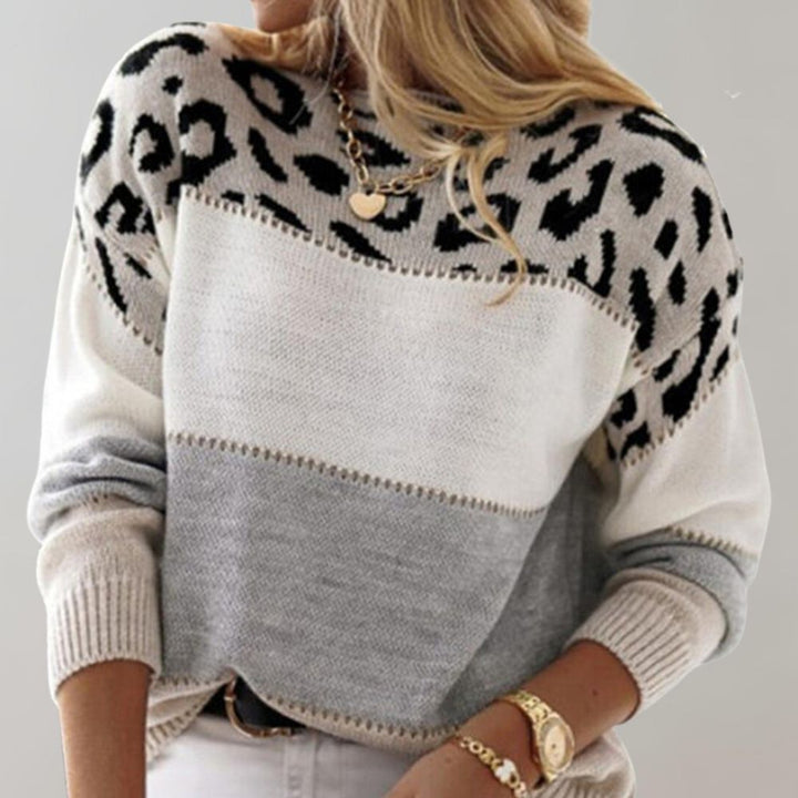 Charlene - Leopard Winter Sweater