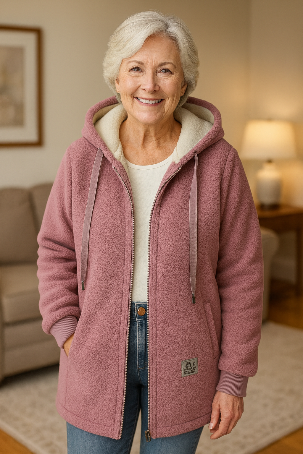 Ilona | Warm & Cozy Fleece Jacket for Women