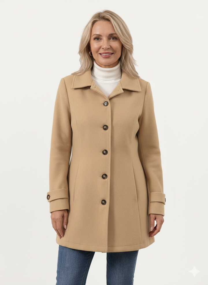 Evelyn™ - Half-Length Wool Coat