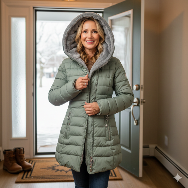 Beatrice - Warm Winter Coat With Fleece Lining