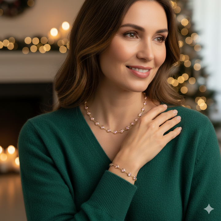 Heart Bracelet + Necklace