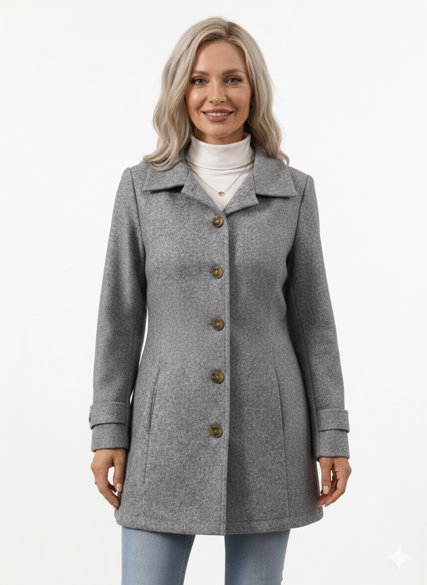 Evelyn™ - Half-Length Wool Coat