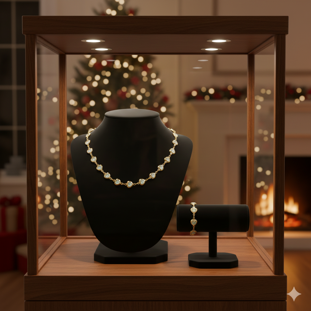 Heart Bracelet + Necklace