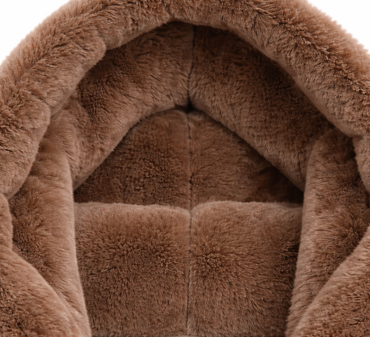NORAH | Warm Hooded Teddy Coat