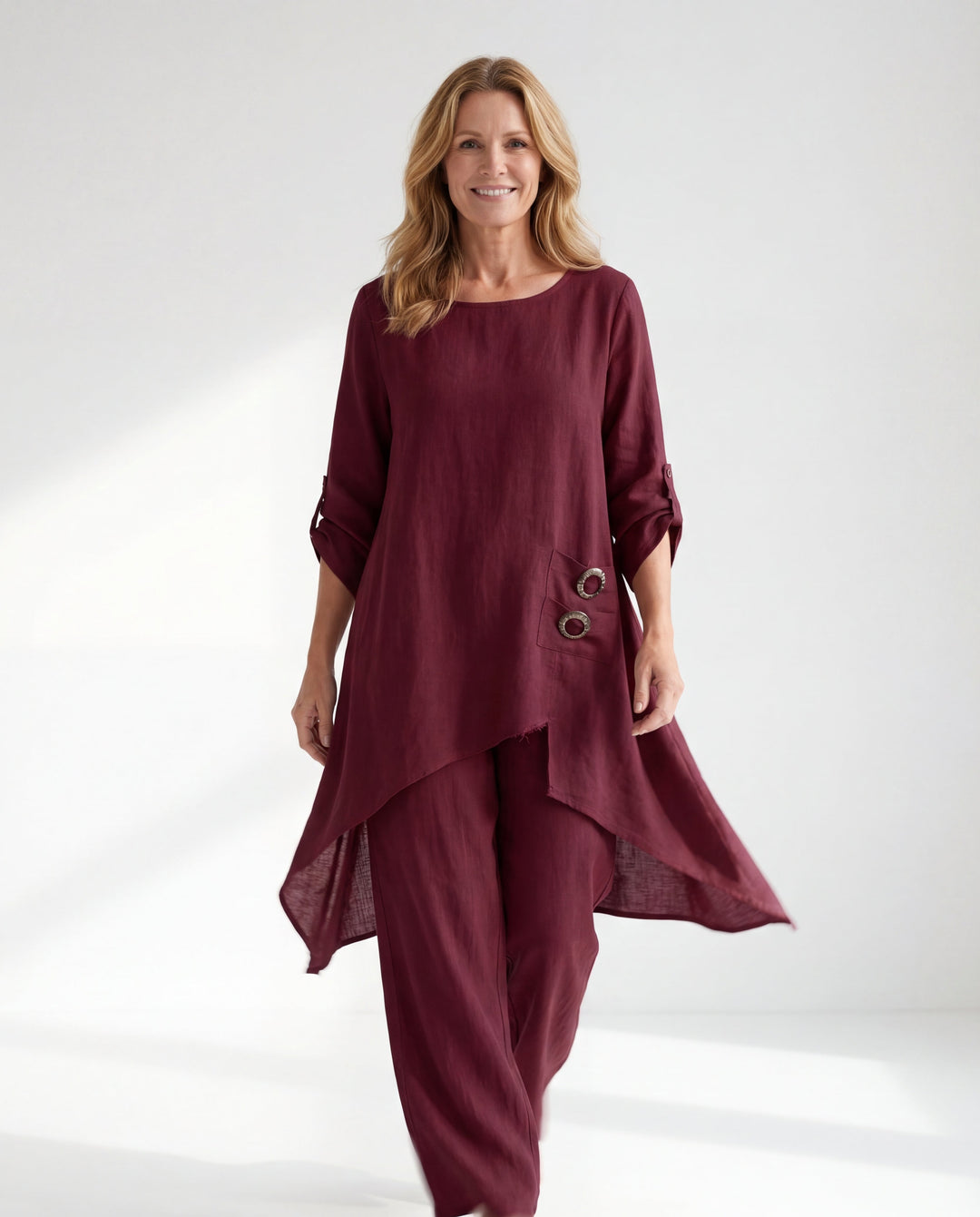 Isabelle | Relaxed Linen Blend Set