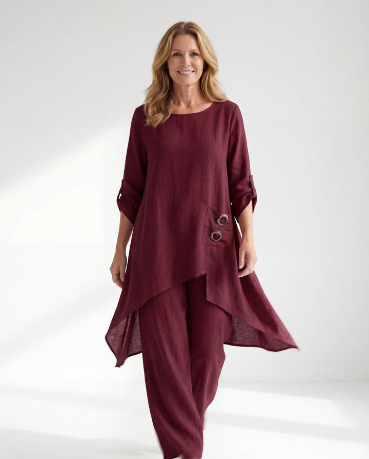Isabelle | Relaxed Linen Blend Set