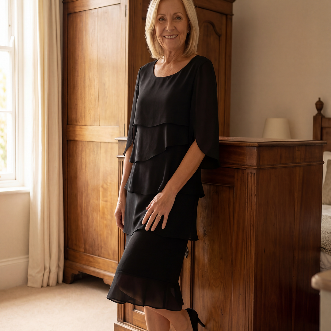 Charlotte - Elegant Shaping Midi Dress