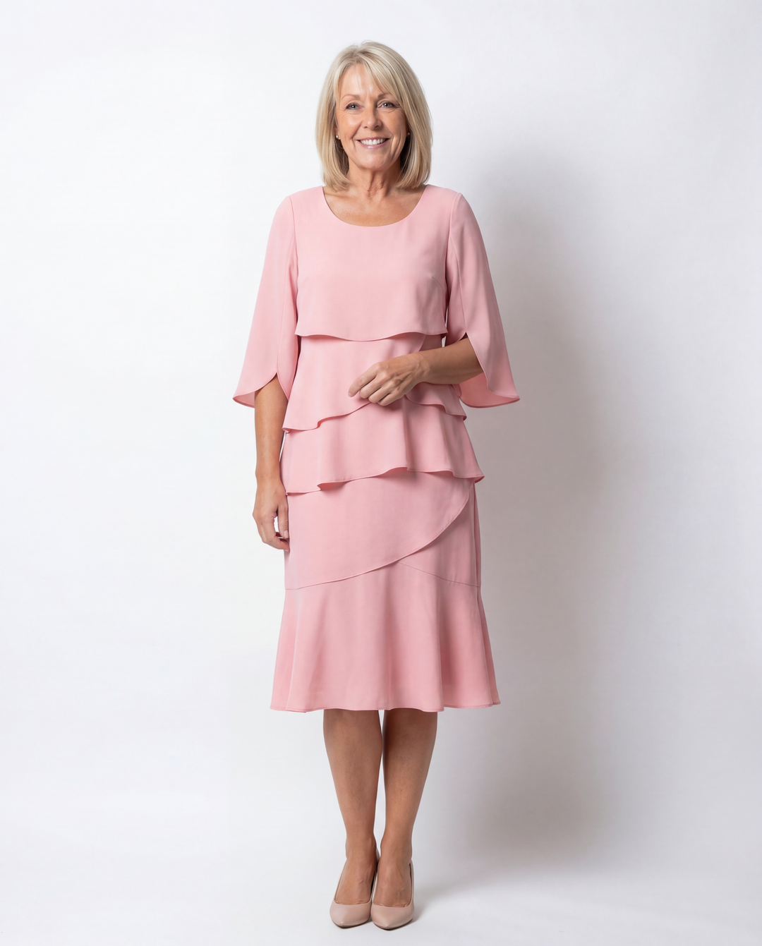 Charlotte - Elegant Shaping Midi Dress